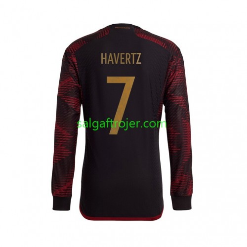 Tyskland Havertz 7 Fodboldtrøjer Udebanesæt World Cup 2022 Langærmet Tyskland Havertz 7 Fodboldtrøjer Udebanesæt World Cup 2022 Langærmet